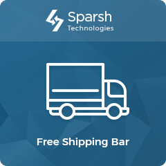 Free Shipping Bar Magento 2 Extension by Sparsh Technologies